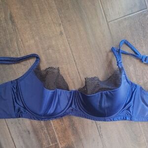 Affinitas Royal Blue Lace Bra